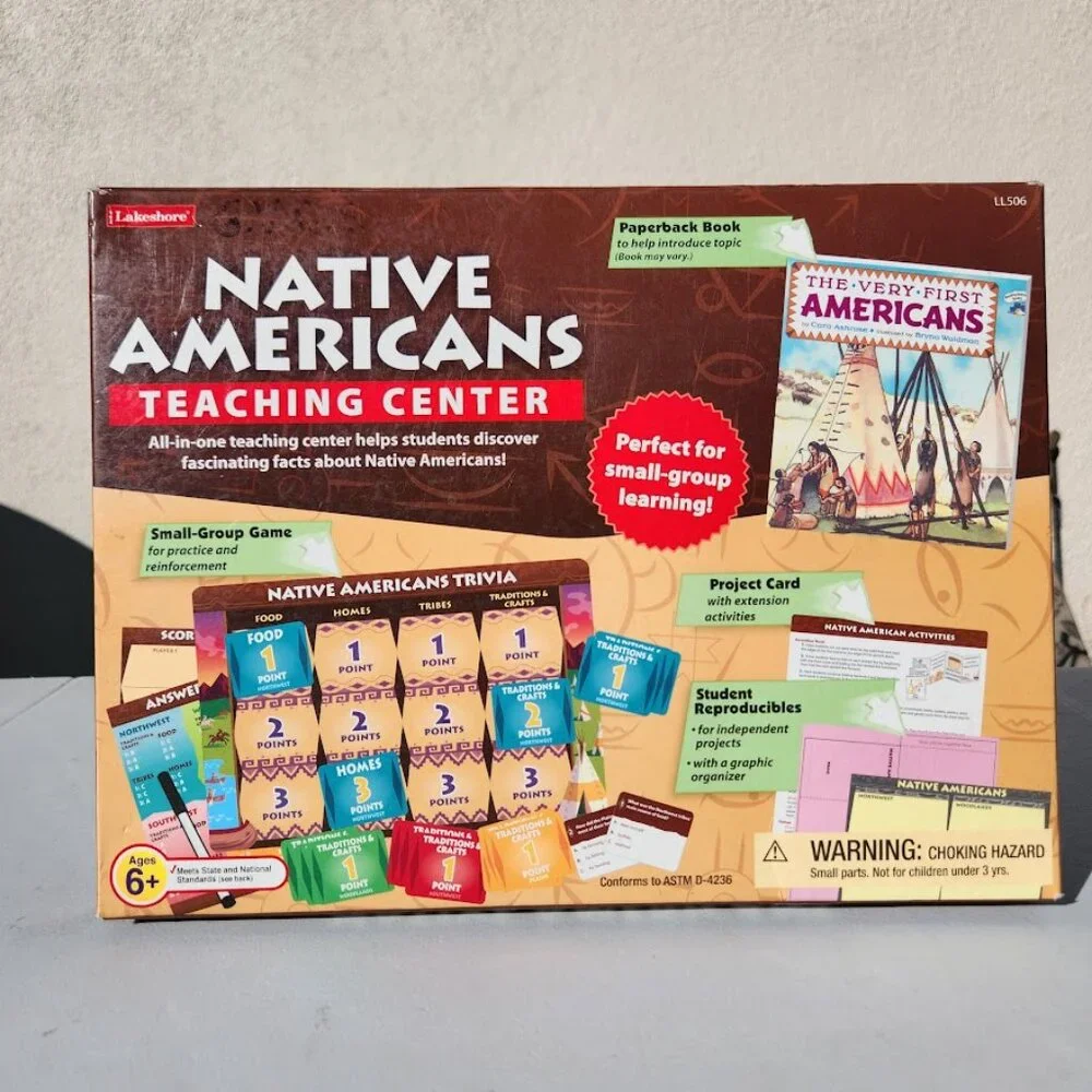 Lakeshore Learning Native Americans Teaching Center Trivia Book Projects and Boo